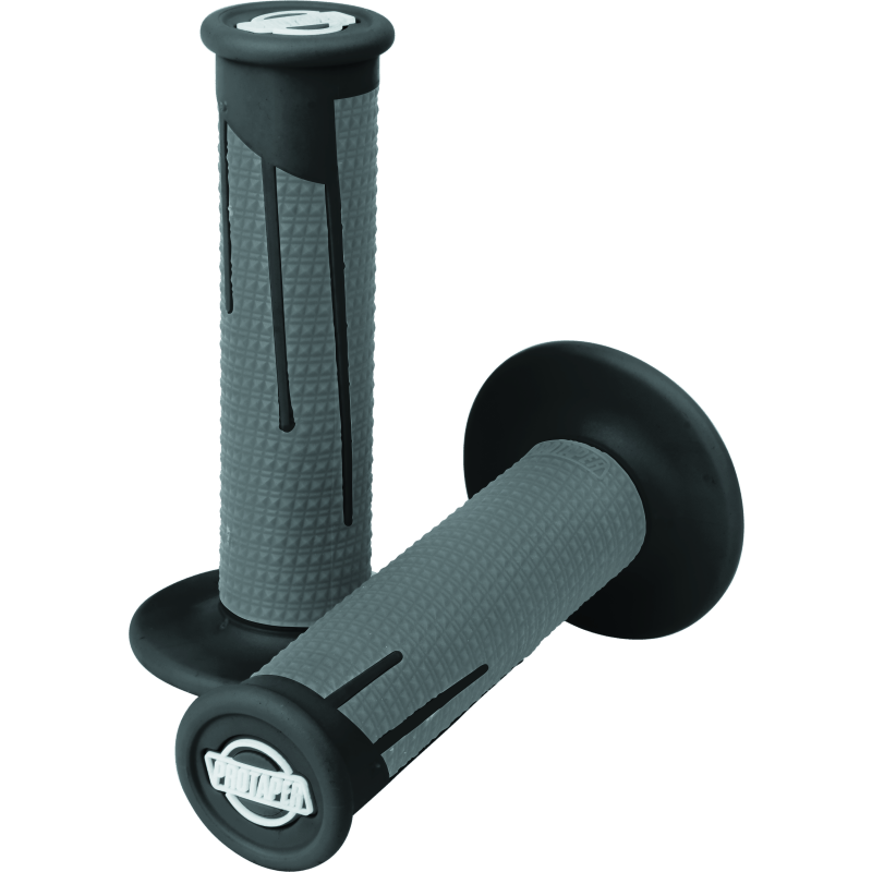 Full Diamond Clamp-On Grips - Black/Dark Gray