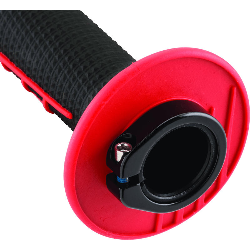 Clamp-On 1/2 Waffle Grip - Red/Black