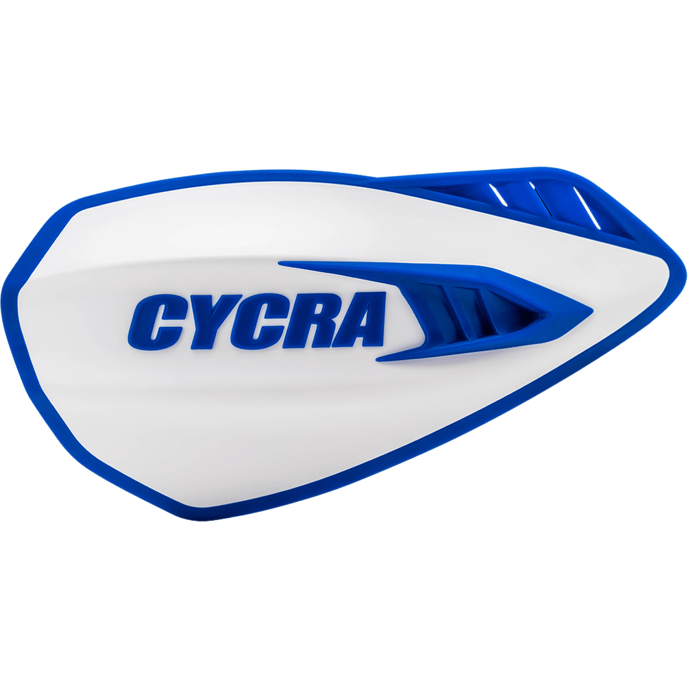 CYCRA Handguards - Cyclone - White/Blue 1CYC-0056-232