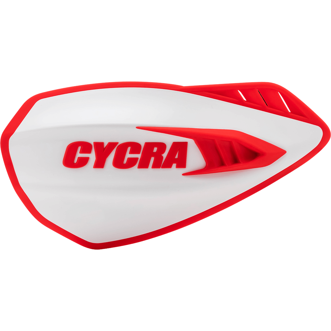 CYCRA Handguards - Cyclone - White/Red 1CYC-0056-239