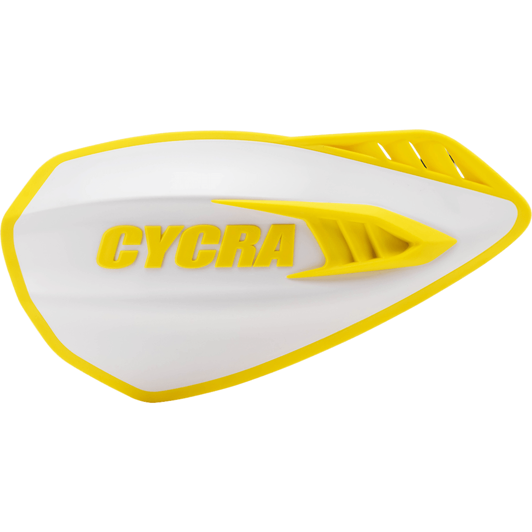 CYCRA Handguards - Cyclone - White/Yellow 1CYC-0056-234