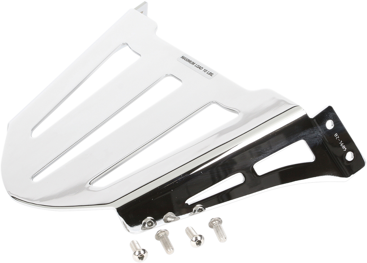 COBRA Sissy Bar Luggage Rack - Chrome - Laser-cut 02-3605