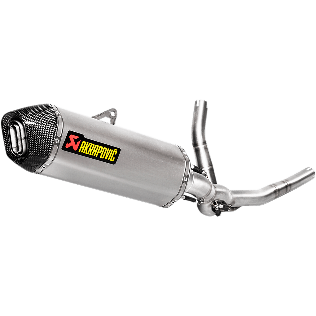 AKRAPOVIC Race Exhaust - Stainless Steel/Titanium S-S6R9-WT - Moto Shop Service