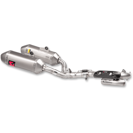 AKRAPOVIC Race Exhaust - Stainless Steel/Titanium S-H2MR9-QTA - Moto Shop Service