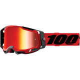 100% Racecraft 2 Goggles - Red - Red Mirror 50010-00003