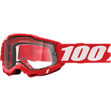 100% Accuri 2 Enduro Goggles - Red - Clear 50015-00005