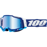 100% Racecraft 2 Goggles - Blue - Blue Mirror 50010-00002