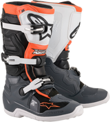 ALPINESTARS Tech 7S Boot - Black/Gray/White/Orange Fluorescent - US 7 2015017-1124-7