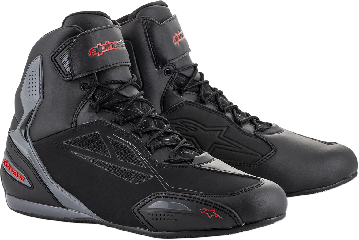 ALPINESTARS Faster-3 Drystar? Shoes - Black/Gray/Red - US 6 2540719131-6