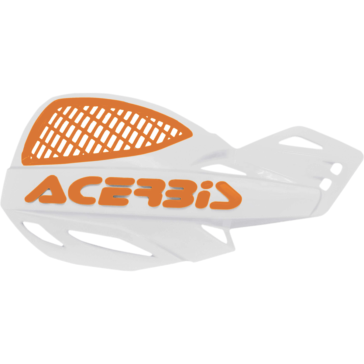 ACERBIS Handguards - Uniko - Vented - White/Orange 2072671088