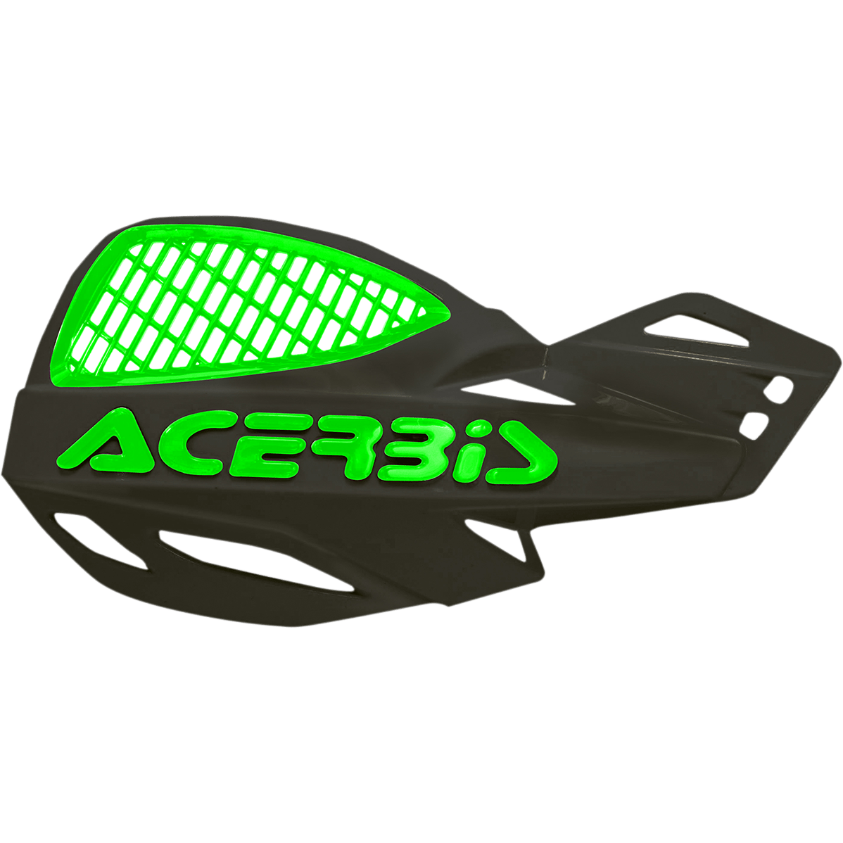 ACERBIS Handguards - Uniko - Vented - Black/Green 2072671043