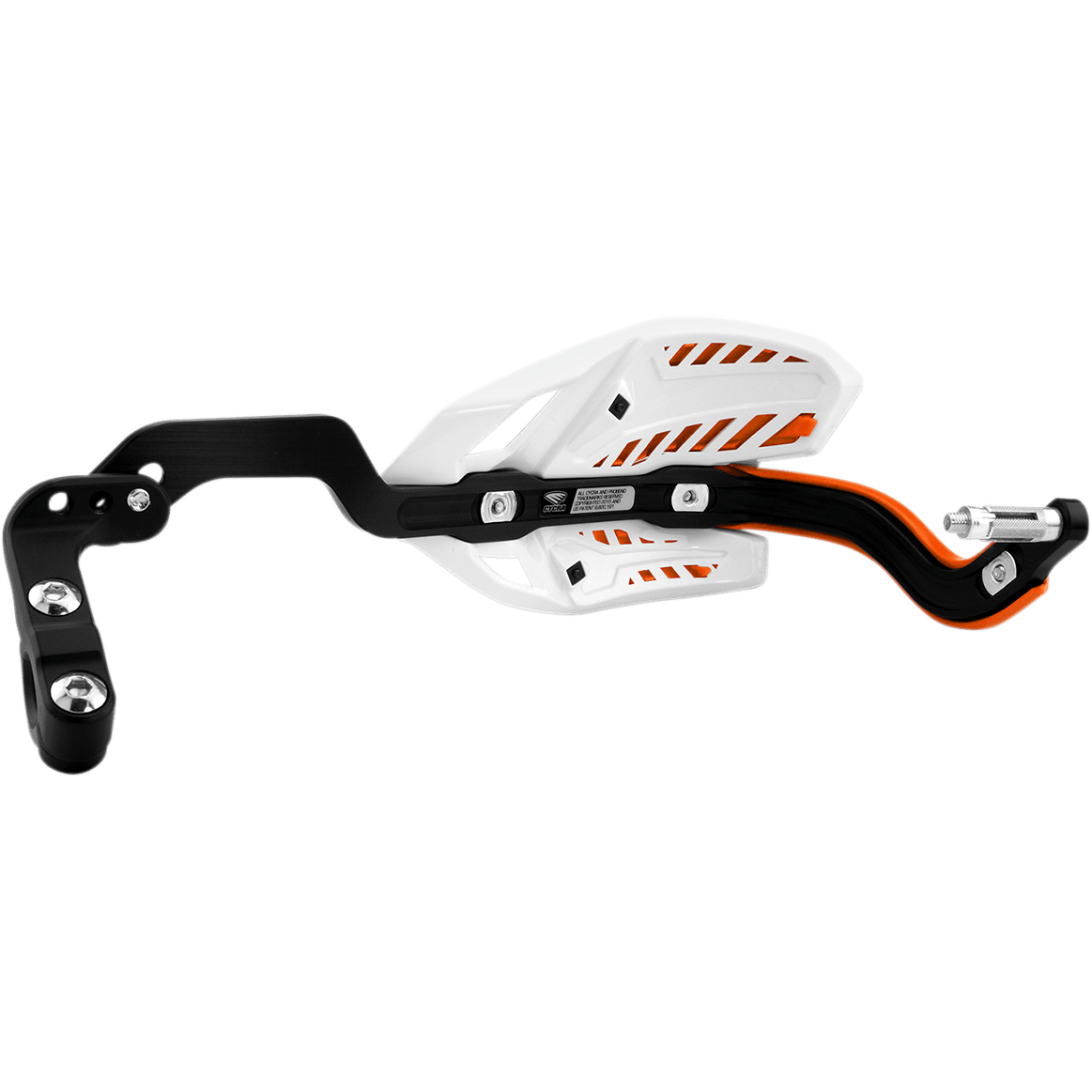 CYCRA Handguards - Ultra - Oversized - White/Orange 1CYC-7408-22X