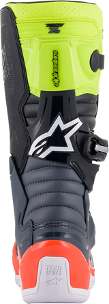 ALPINESTARS Youth Tech 7S Boots - Black/Gray/Red/White/Yellow - US 6 2015017-9058-6