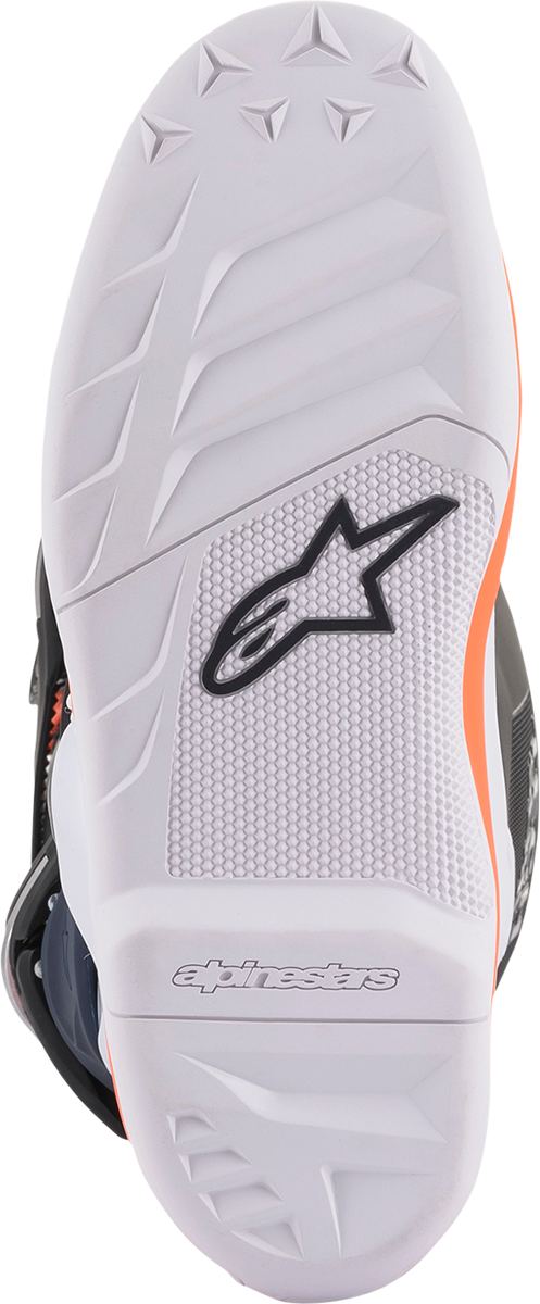 ALPINESTARS Youth Tech 7S Boots - Black/Orange/White - US 4 2015017-1241-4