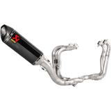 AKRAPOVIC Evolution Exhaust - Titanium/Carbon Fiber S-A10E8-RC - Moto Shop Service