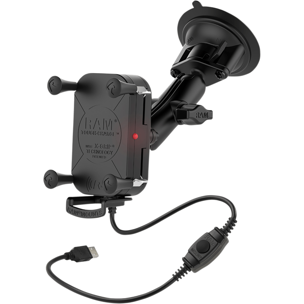 Device Holder - Tough-Charge* - Charging - Wireless - Waterproof - Suction Cup Mount RAM-B-166-UN12W