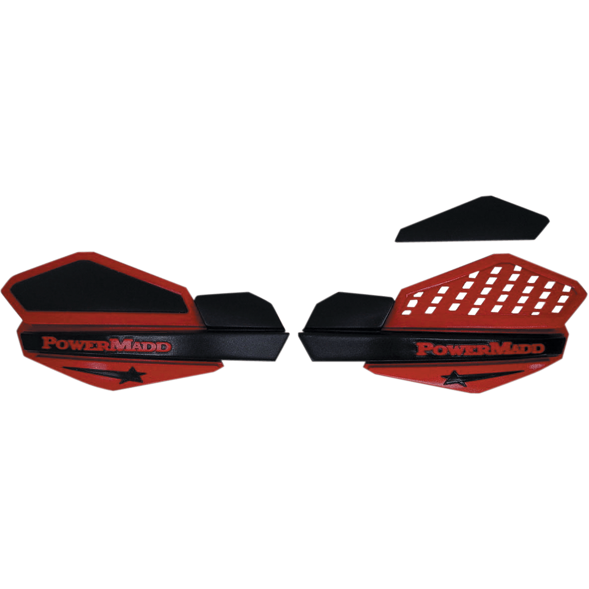 POWERMADD Handguards - Red/Black 34202