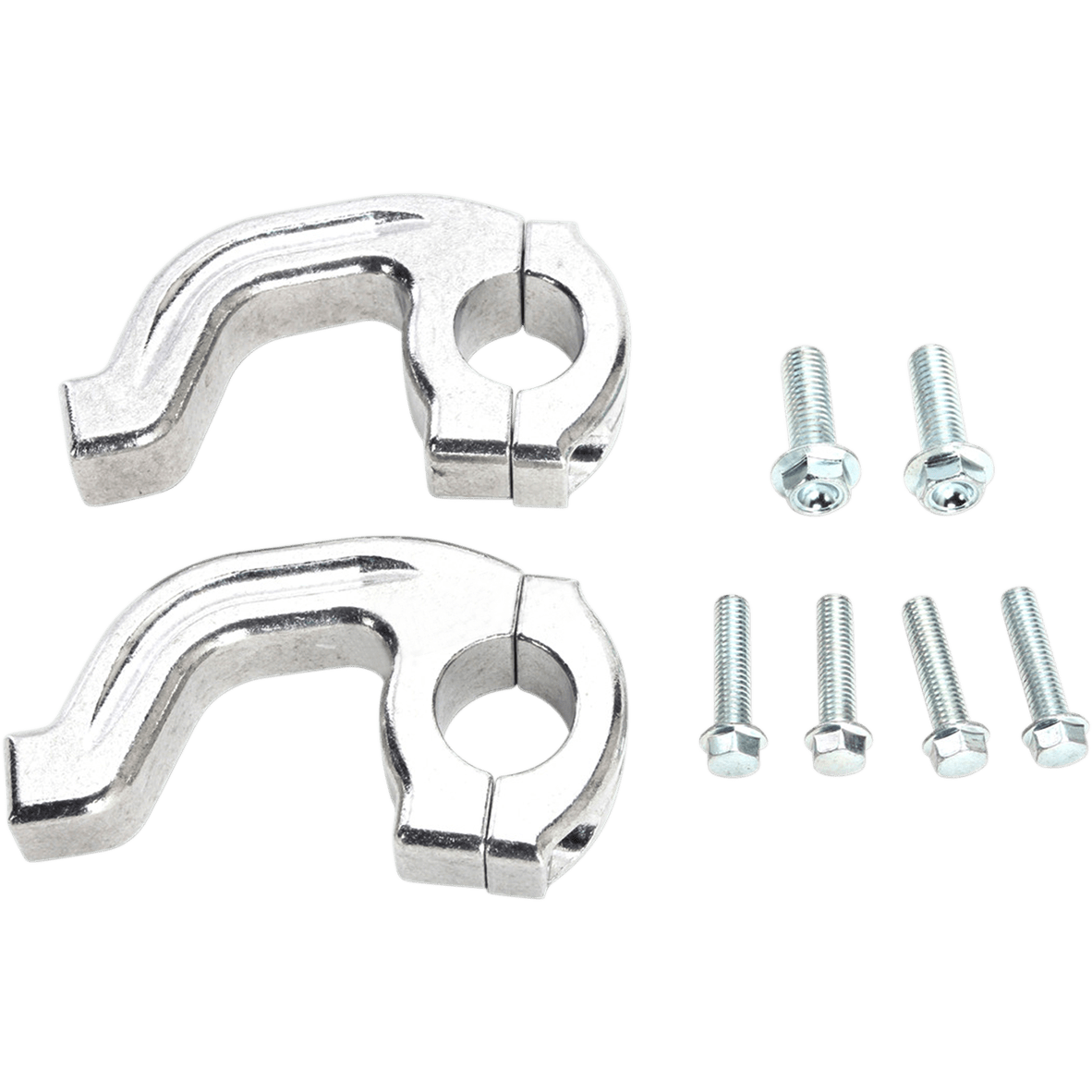 MOOSE RACING Handguard Clamp - Contour - 7/8" - Silver 50-232S