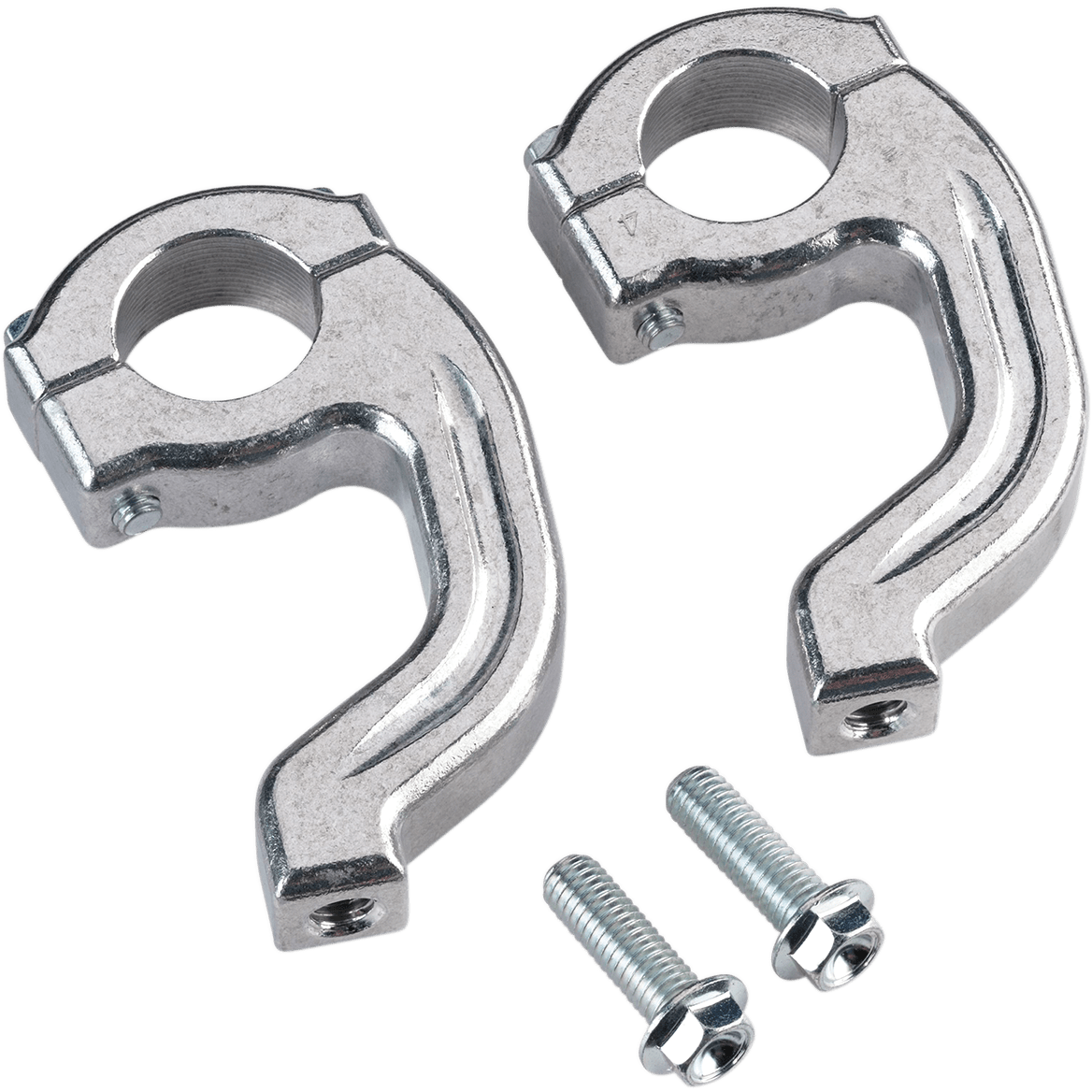 MOOSE RACING Handguard Clamp - Contour - Pro Taper - Silver 50-214S