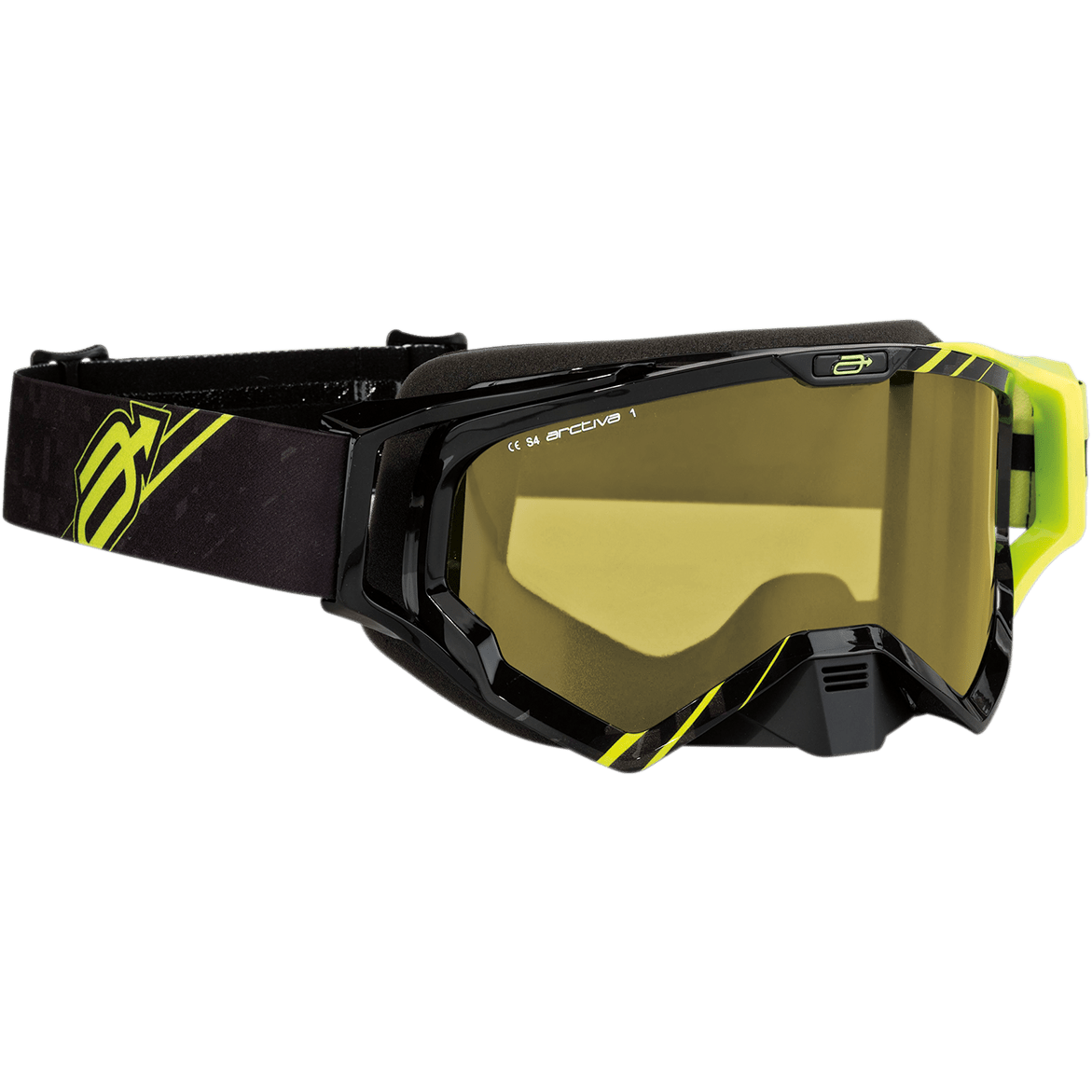 ARCTIVA Vibe Goggles - Black/Hi-Viz Yellow 2601-2353