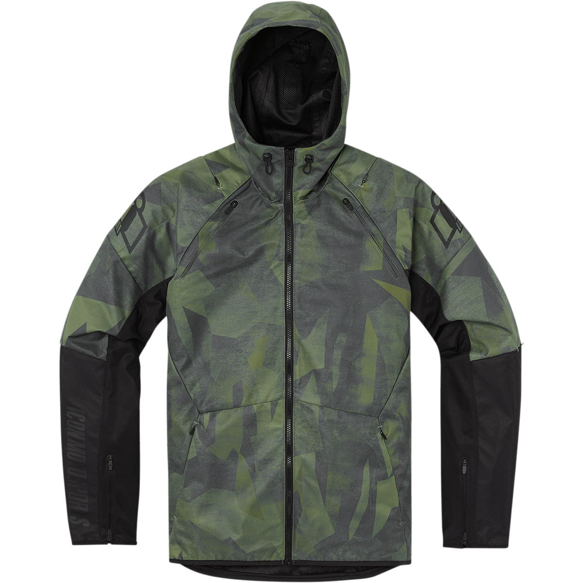 ICON Airform Battlescar* Jacket - Green - 2XL 2820-5483