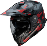 Z1R Range Helmet - Camo - Red - Large 0140-0096