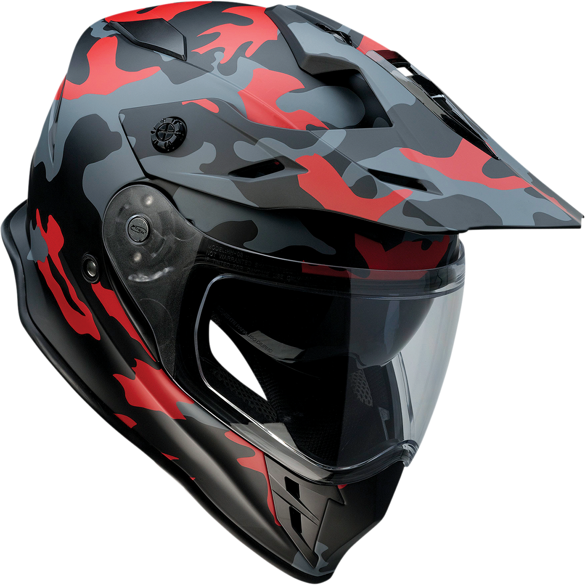 Z1R Range Helmet - Camo - Red - Large 0140-0096