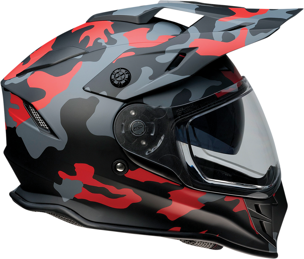 Z1R Range Helmet - Camo - Red - Large 0140-0096