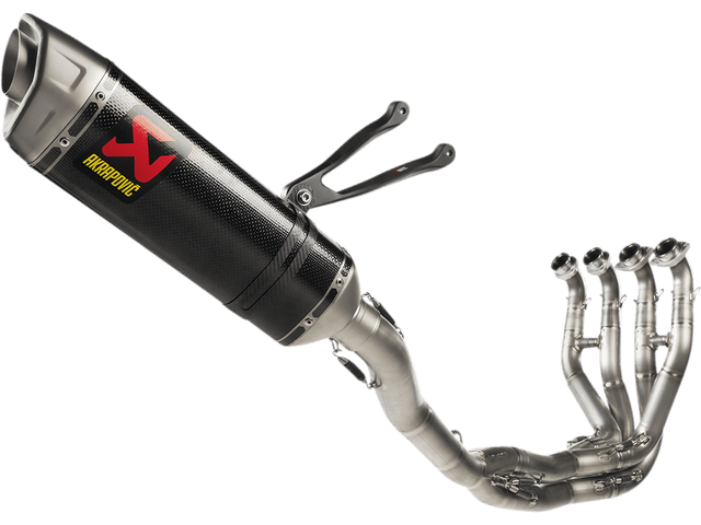 AKRAPOVIC Race Exhaust - Carbon Fiber S-K10R10-RC - Moto Shop Service