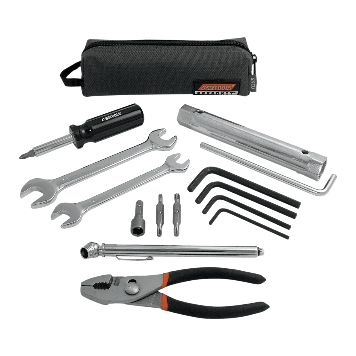 CRUZTOOLS Tool Kit - Ultra-Compact - Zipper Pouch - BMW/KTM/Triumph SKEU