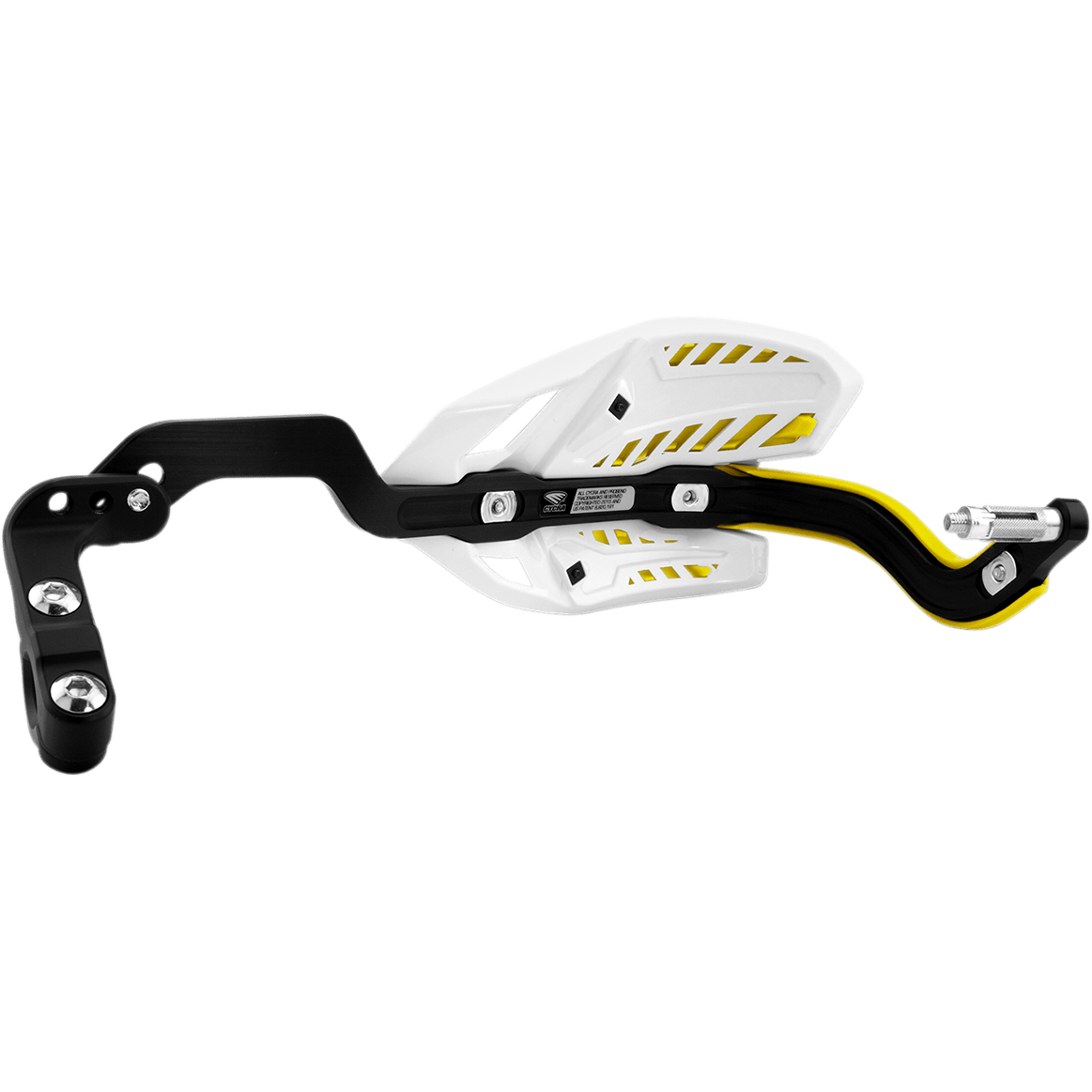 CYCRA Handguards - Ultra - Oversized - White/Yellow 1CYC-7408-55X