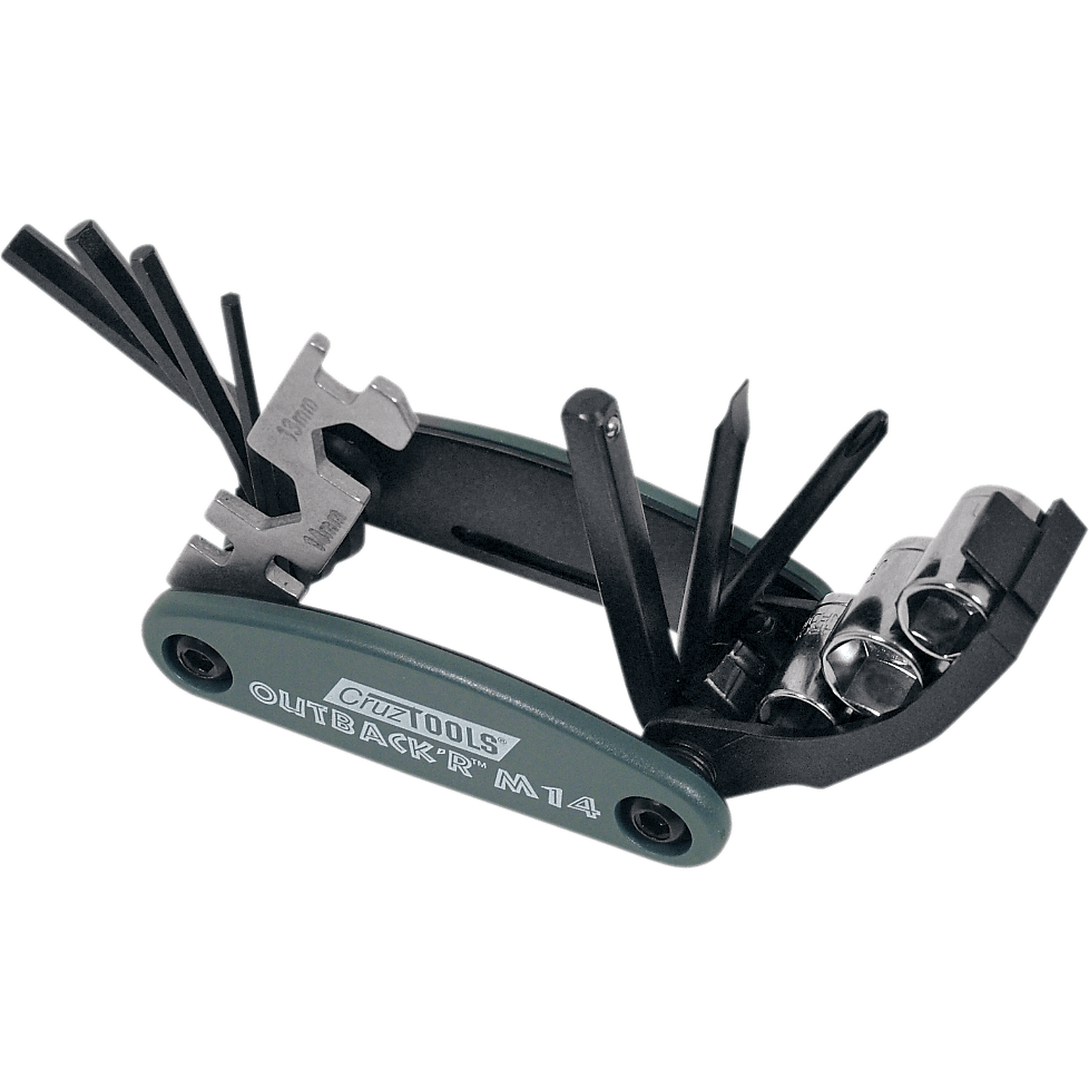 CRUZTOOLS Multi-Tool - Folding - Combination Hex/Slotted/Phillips OM14