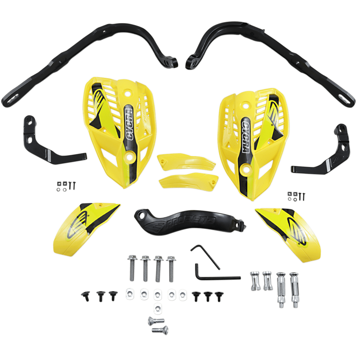 CYCRA Handguards - HCM - 1-1/8" - Husqvarna Yellow 1CYC-7506-56HCM