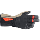 ALPINESTARS Denali Aerogel Drystar? Gloves - Black/Dark Khaki/Fluo Red - Small 3526922-1853-S