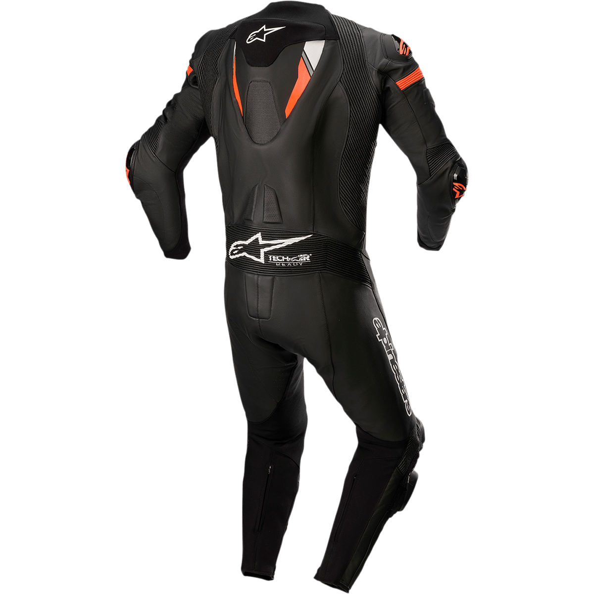 Missile Ignition v2 1-Piece Suit - Black/Red Fluorescent