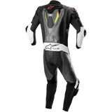 Missile Ignition v2 1-Piece Suit - Metallic Gray/Black/Yellow/Red Fluorescent