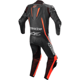 Fusion 1-Piece Suit - Black/Red Fluorescent