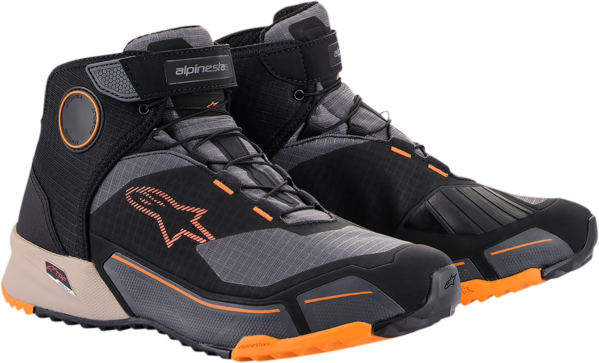 ALPINESTARS CR-X Drystar? Shoes - Black/Brown/Orange - US 11.5 26118201284-115