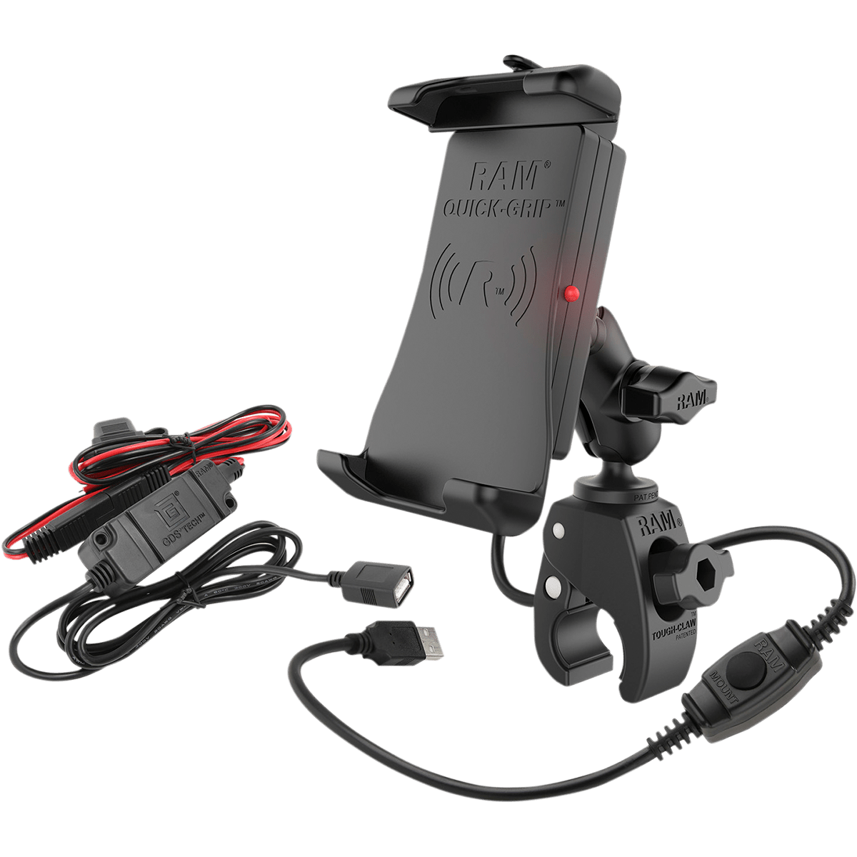 Device Holder - Quick-Grip - Charging - Wireless - Waterproof - Tough Claw* RAM-B-400-A-UN14W-V7