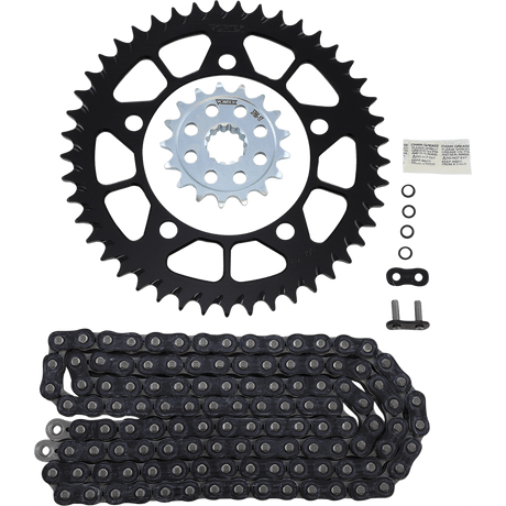 VORTEX Chain Kit - Black CK7617 - Moto Shop Service