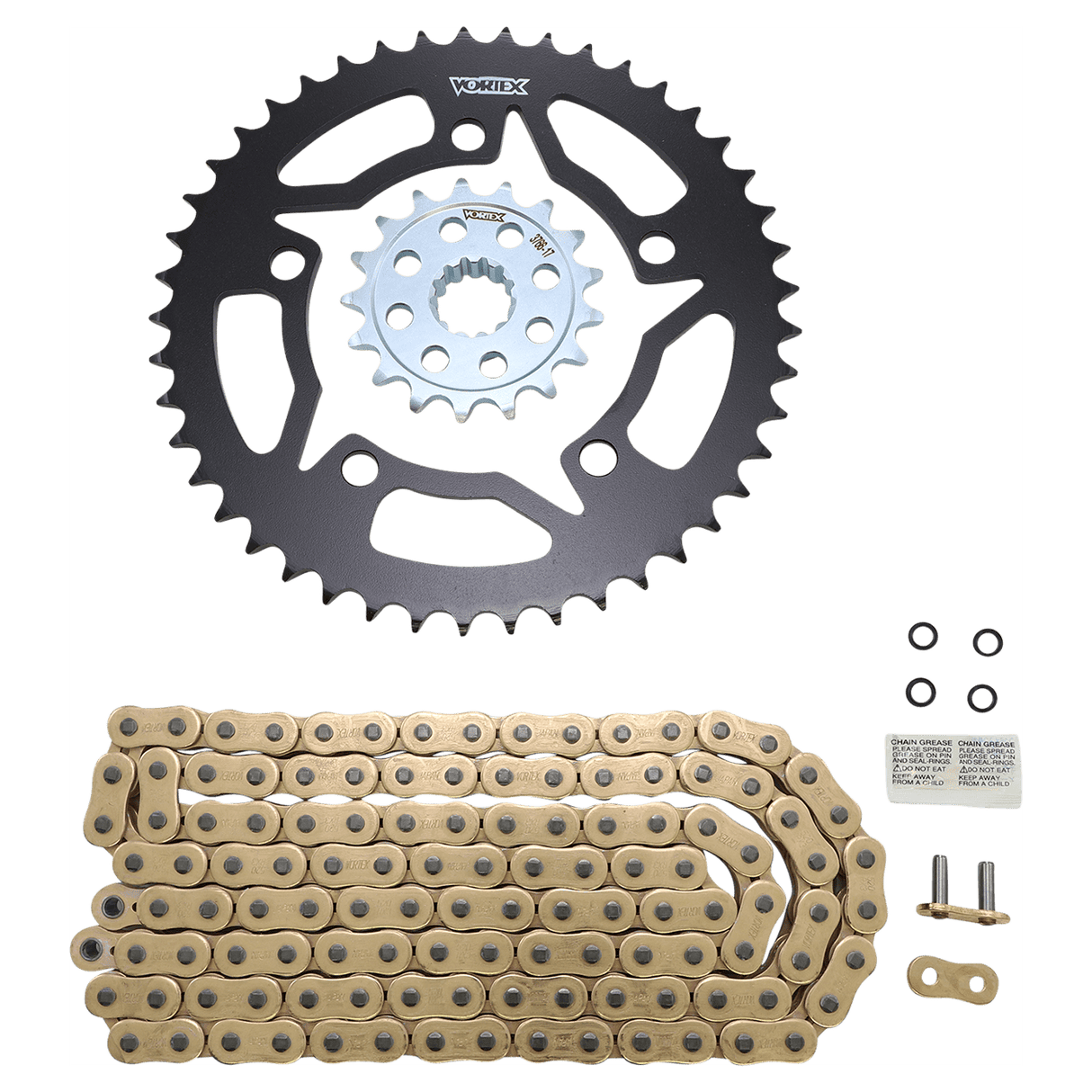 VORTEX Chain Kit - Gold CKG7618 - Moto Shop Service