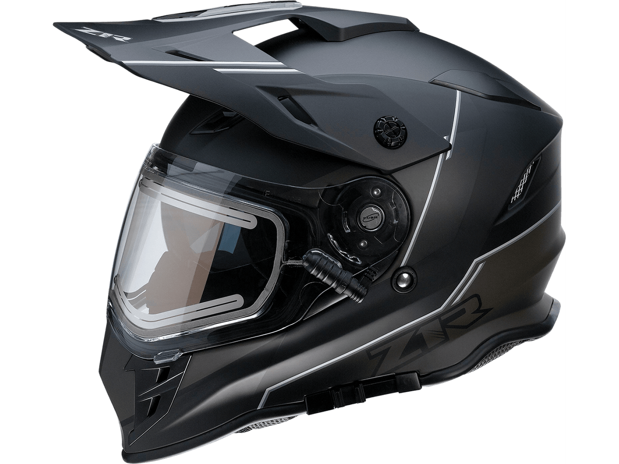 Z1R Range Bladestorm Snow Electric Helmet - Black/White