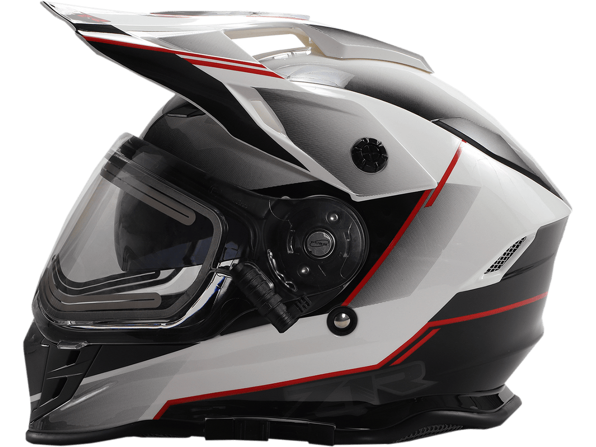 Z1R Range Bladestorm Snow Electric Helmet - Black/Red/White