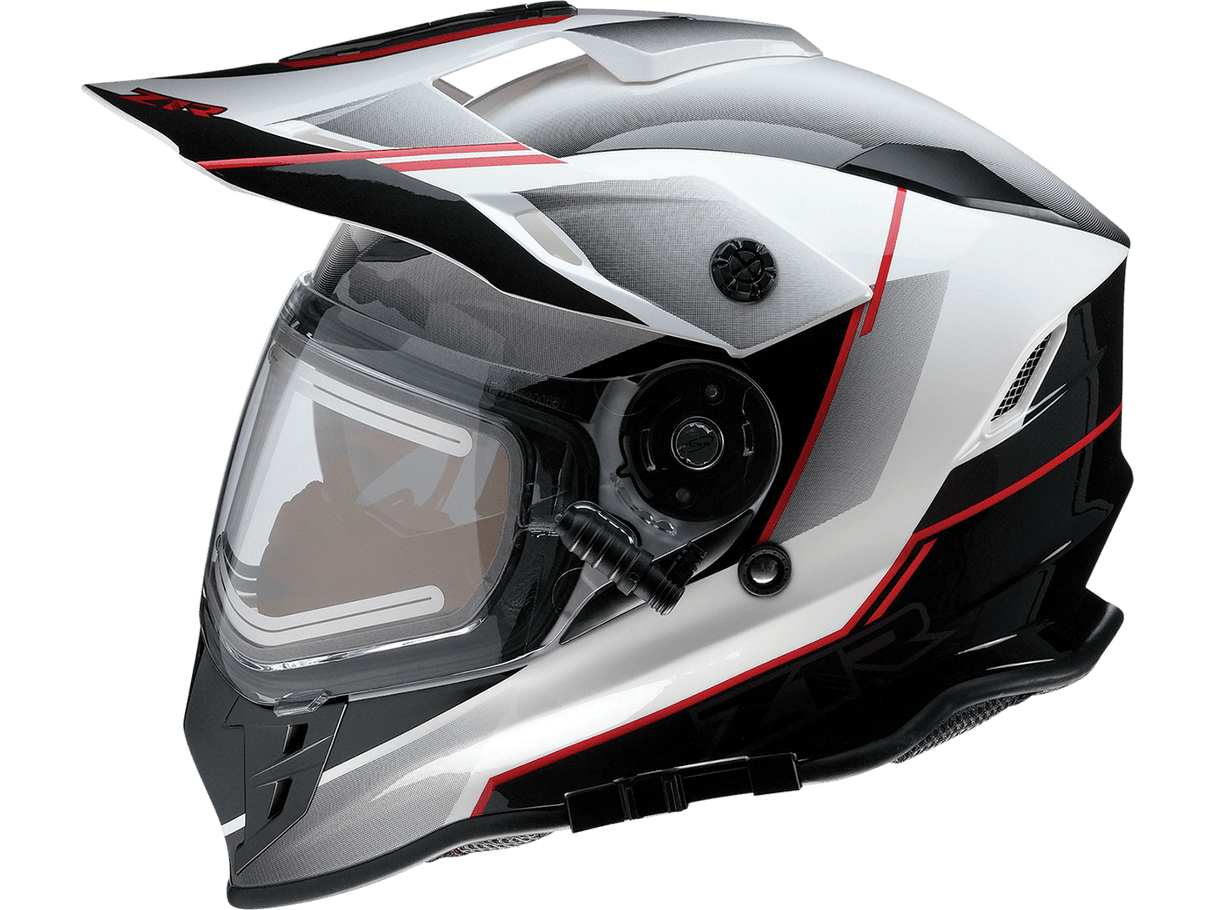 Z1R Range Bladestorm Snow Electric Helmet - Black/Red/White