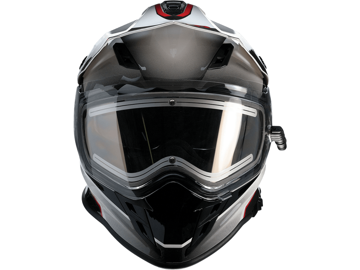 Z1R Range Bladestorm Snow Electric Helmet - Black/Red/White