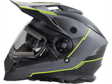 Z1R Range Bladestorm Snow Electric Helmet - Gray/Black/Hi-Viz Yellow