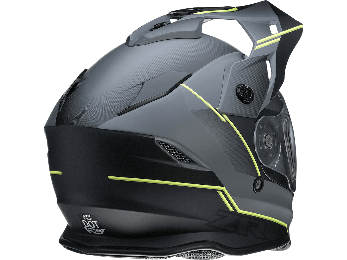 Z1R Range Bladestorm Snow Electric Helmet - Gray/Black/Hi-Viz Yellow