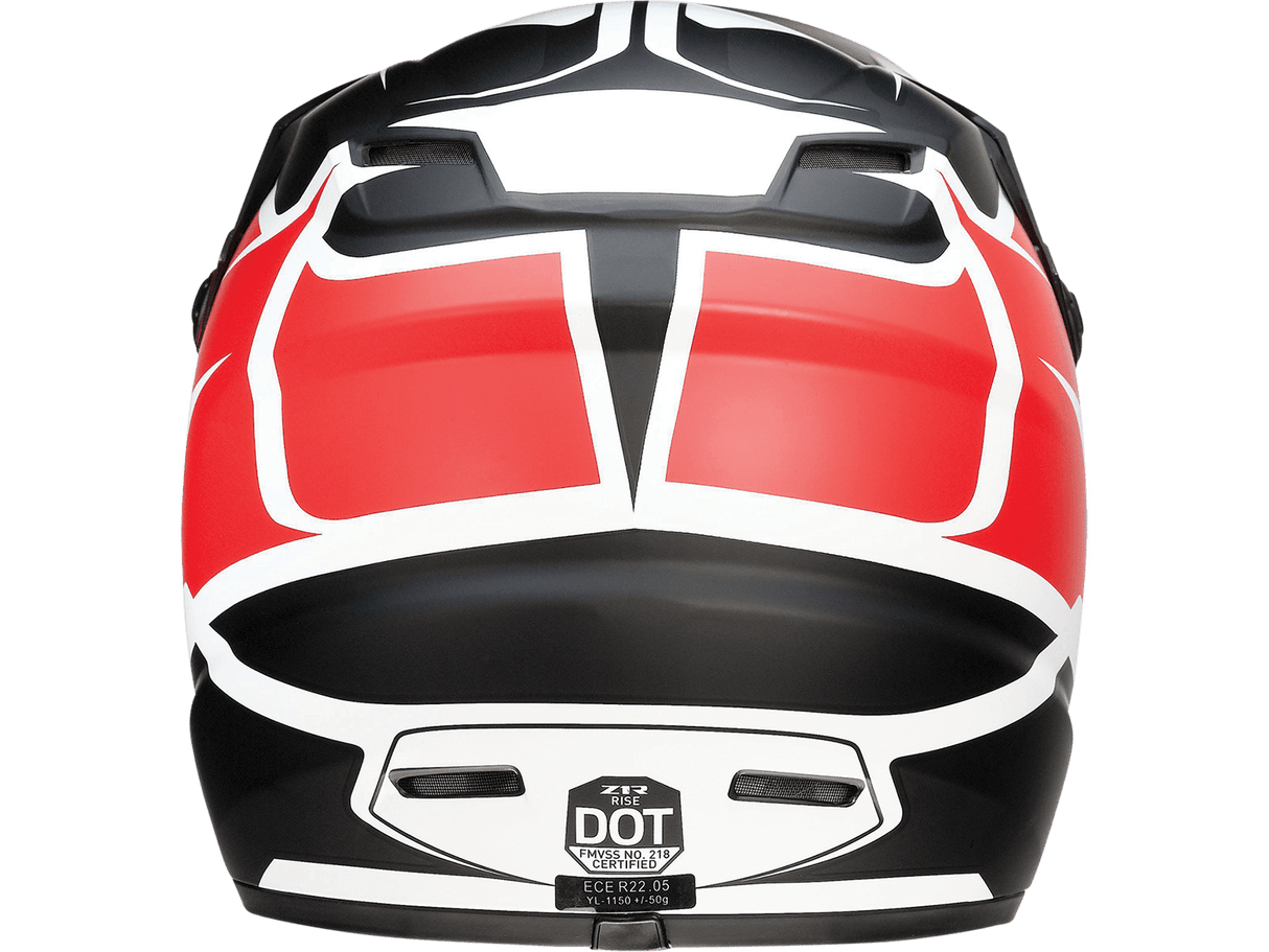 Youth Rise Helmet - Flame - Red