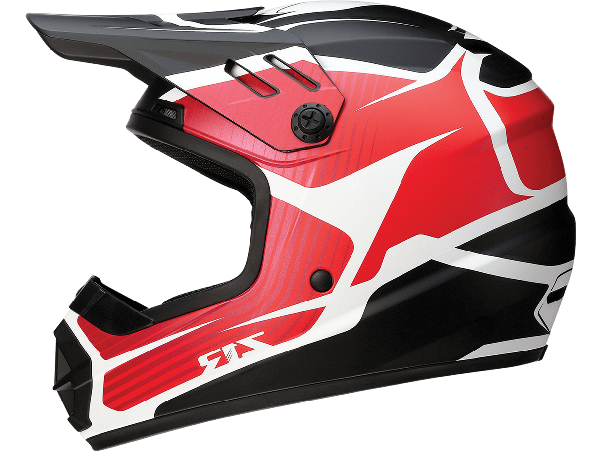 Youth Rise Helmet - Flame - Red