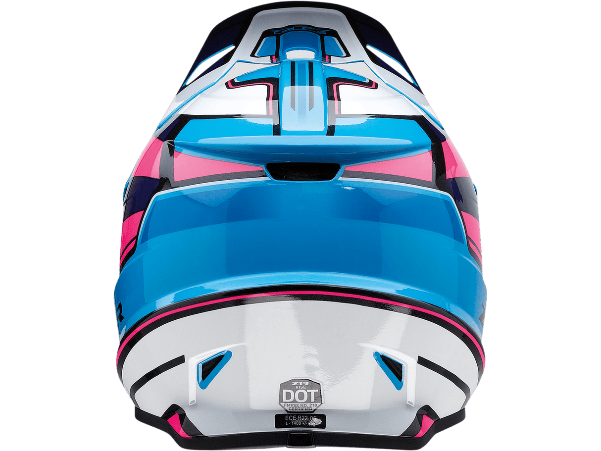 Rise MC Helmet - Pink/Blue